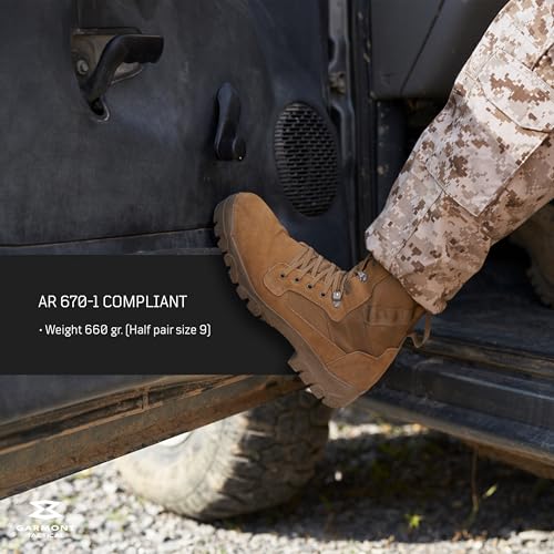 Military Combat Boots for Men and Women, Suede Leather Z7529