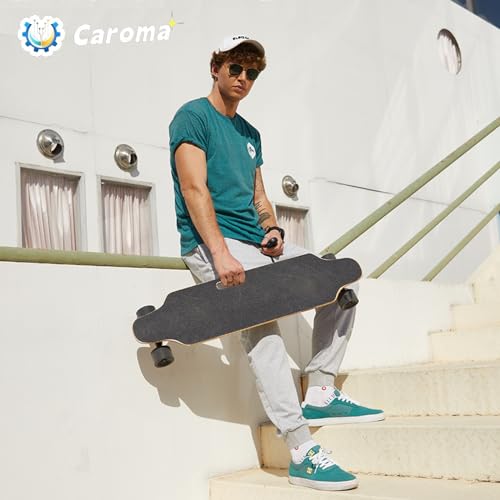 Electric Skateboard with Remote, Brushless Motor, 12.4MPH Top Speed, 13 Miles Range I56409