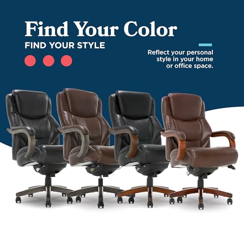 Executive Office Chair with Lumbar Support and Memory Foam Cushion T501837