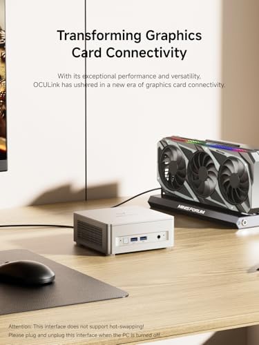 Mini PC with AMD Ryzen 7 8845HS, Radeon 780M Graphics, 1TB SSD, 32GB DDR5 Z7060