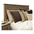 Bowery Hill Wood King California King Panel Headboard in Brown