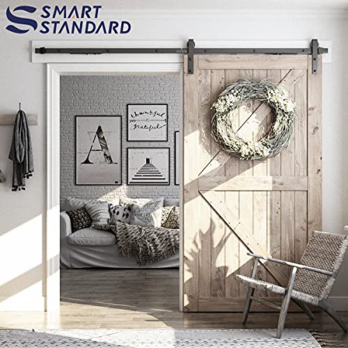 Sliding Barn Door Soft Close Hardware Kit for 36-40 Inch Door Panel Q939896