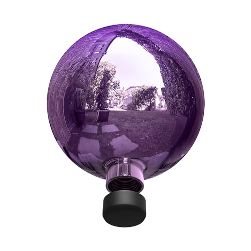 10" Glass Gazing Globe for Indoor/Outdoor Yard Décor, Blue N1145