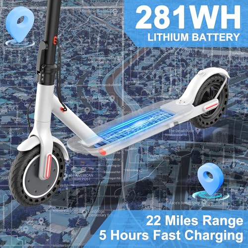 Foldable Electric Scooter for Adults, 22 MPH, 22 Miles Range A144