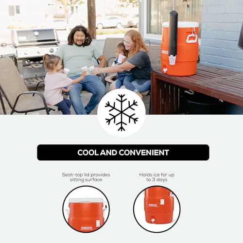 Insulated 5 & 10 Gallon Water Cooler Dispenser with Spout U938