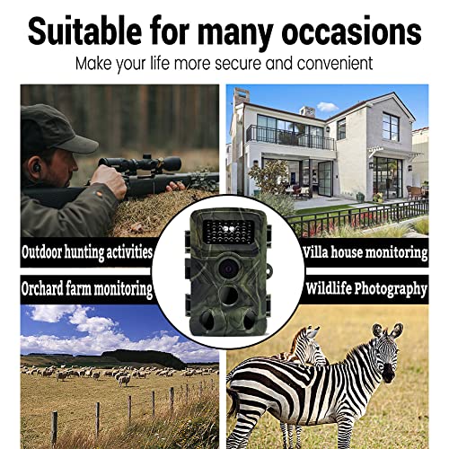 Mini Trail Camera 2-Pack, 36MP 1080P, Night Vision, Motion Activated C6718