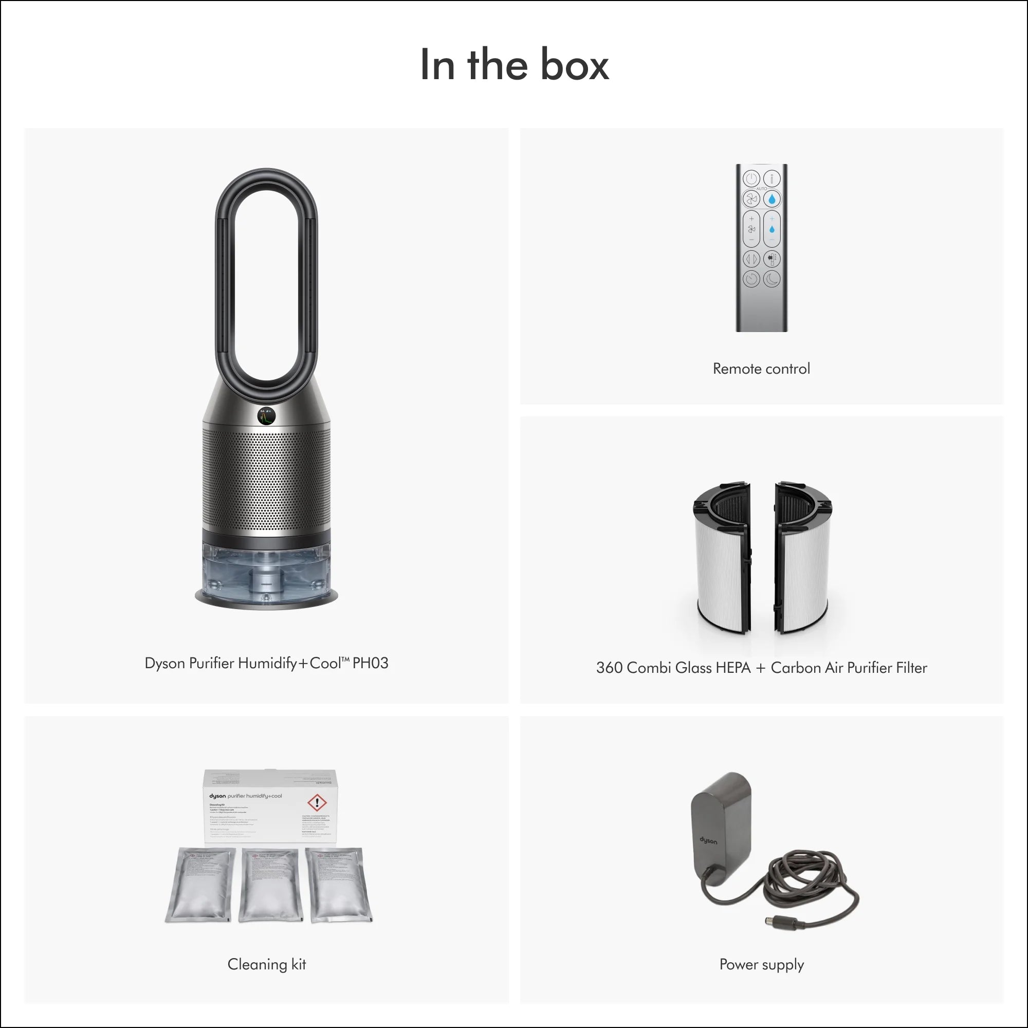 Purifier Humidify+Cool PH03 Black U973579