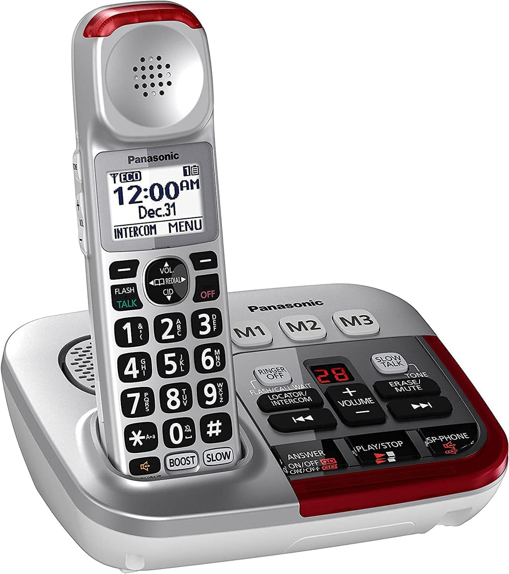 Digital Answering Machine with Volume Boost Control, 3 Handset Cordless Telephone D94944