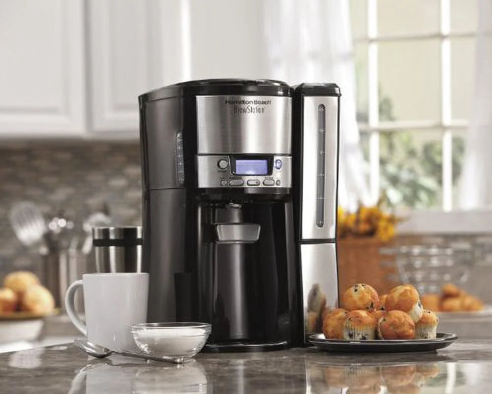 12-Cup Programmable Coffee Maker with Dispensing Station P54399