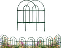 MTB Green Garden Border Folding Fence Lawn Yard Fence 24 Inch x 10 Feet,Pack of 5 Set, Overall Length 50 Feet,Landscape Panel,Folding Patio Fences Flower Bed Section Panel Decorative Fence