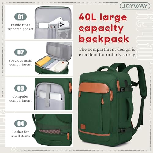 Expandable Carry-On Luggage Set, Lightweight Hard Shell 20 Inch with Spinner Wheels M12570