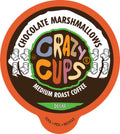 Crazy Cups Decaf Chocolate Marshmallows Medium Roast Coffee, for Keurig K Cups Brewers, 22 Count