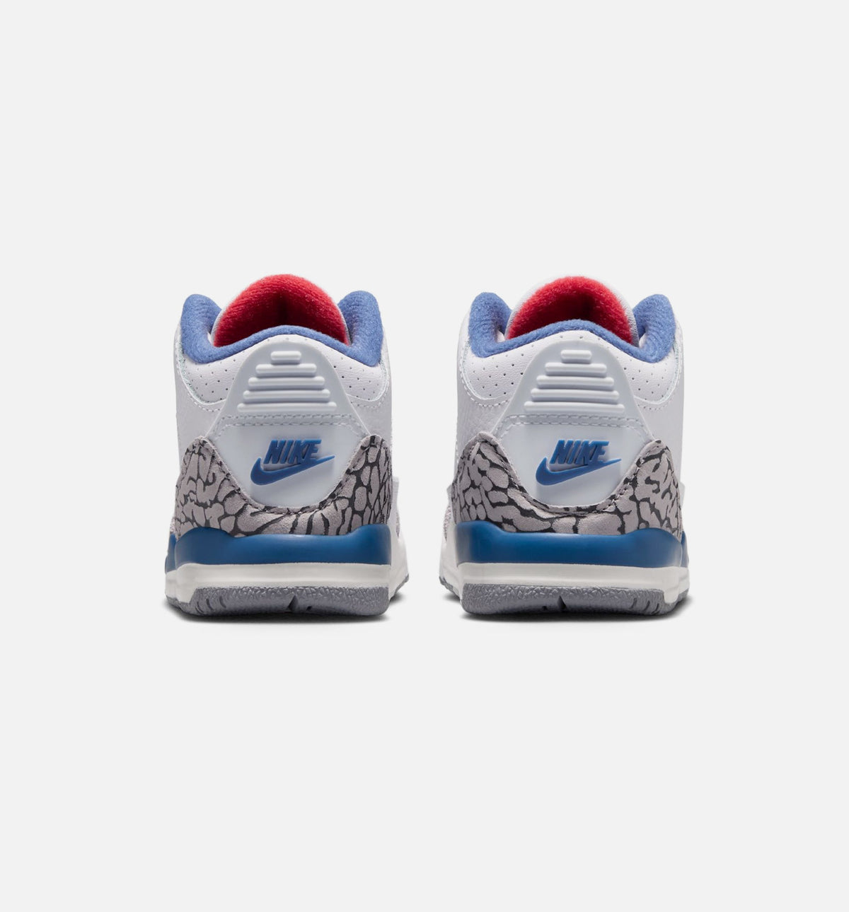 Air Jordan 3 Retro OG True Blue Infant Sneakers - White/Fire Red/True Blue