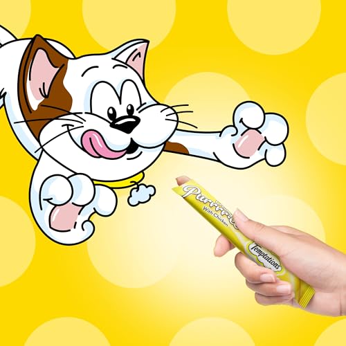 Creamy Puree Lickable Cat Treats, 0.42 oz Tubes, 48 Count Y26330