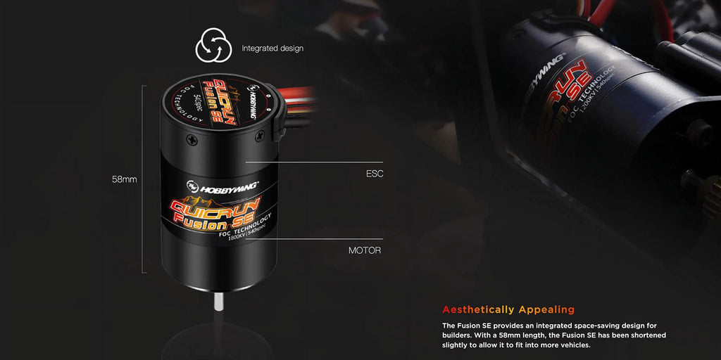 Quicrun Fusion SE 1800KV Crawler 540 Motor H93217