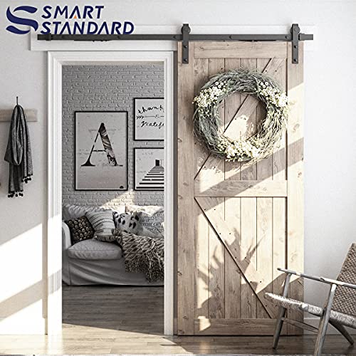 Sliding Barn Door Soft Close Hardware Kit for 36-40 Inch Door Panel Q939896
