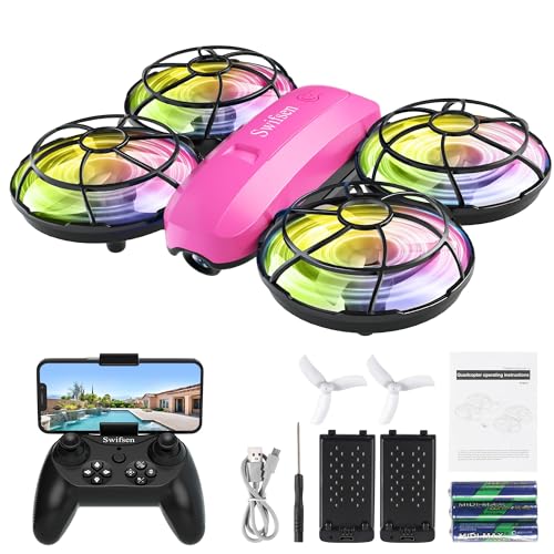 Mini Drone for Kids with Camera, Indoor RC Quadcopter Toy I98021
