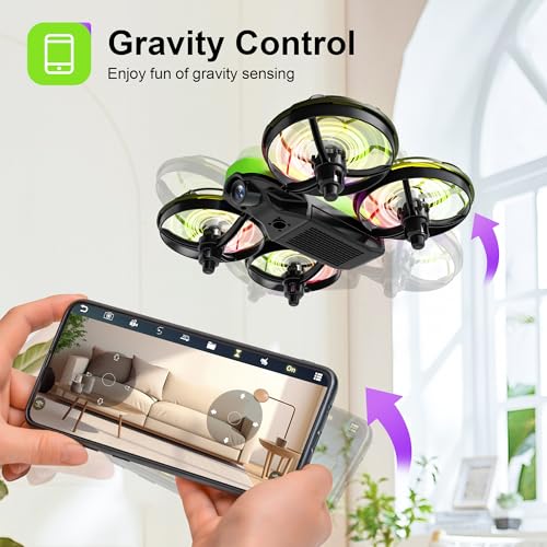 Mini Drone for Kids with Camera, Indoor RC Quadcopter Toy I98021