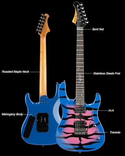 Solid Body Electric Guitar with Maple Neck and Rosewood Fretboard A880544