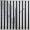 Staircase Balusters Black 1 3 4 6 7 8 10 Pieces, 25MM/ 1" Stair Spindles Post Kit for Entrance Stairs Loft Yard Porch, Interior Stairway Railing Banister Pickets with Bracket, 31 39 42 47 Inch ( Color
