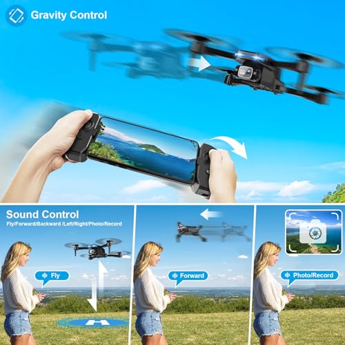 Foldable 1080P Camera Drone for Kids and Beginners T79651