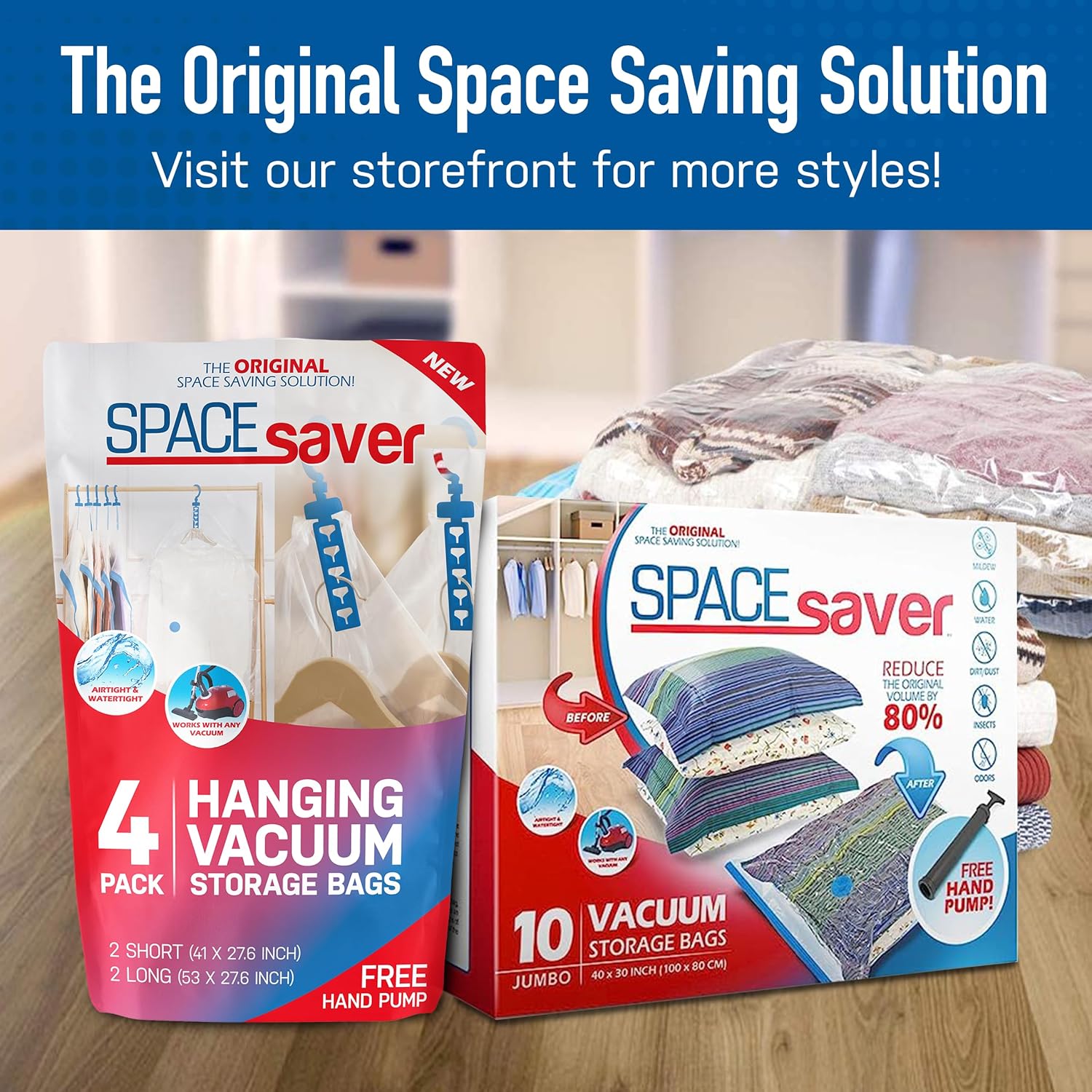 Vacuum Storage Bags with Electric Pump for Bedding and Blankets Z387