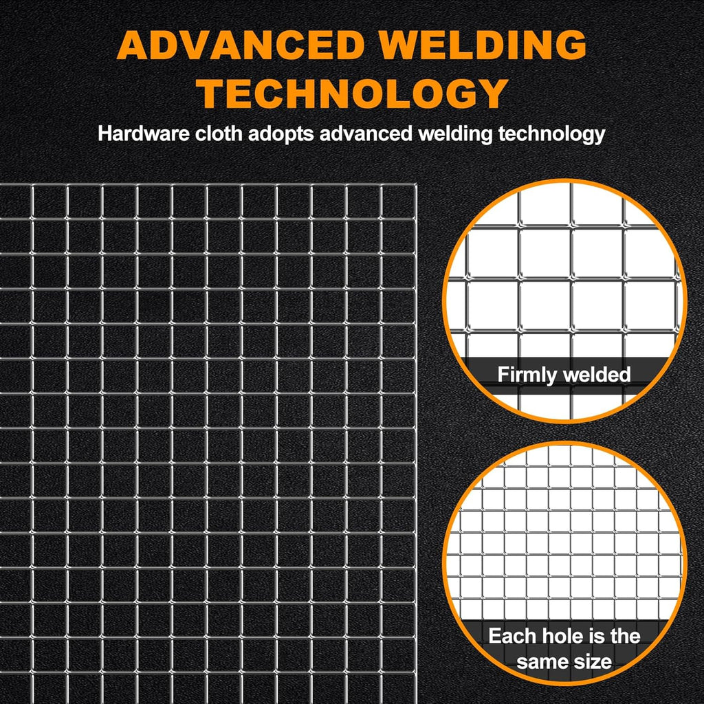 1/2 inch 48 in x100 ft 19 Gauge Chicken Wire Fence Roll Welded Wire Mesh R47121