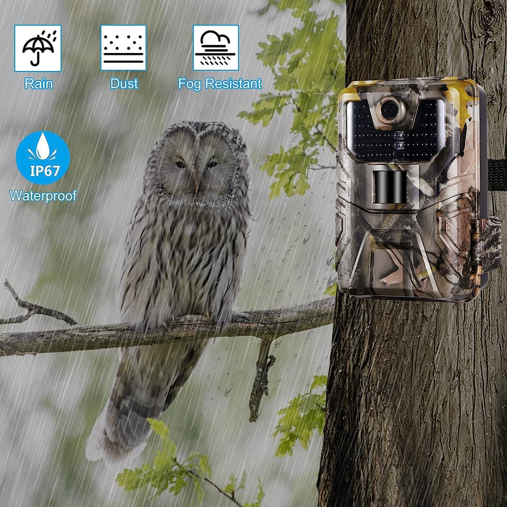 Trail Camera with Night Vision, Motion Activated, Waterproof B4862
