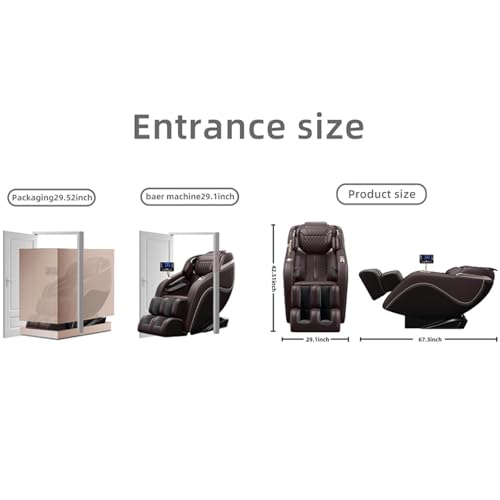 Massage Chair Full Body, Zero Gravity Recliner with Heat and Air Massage C752