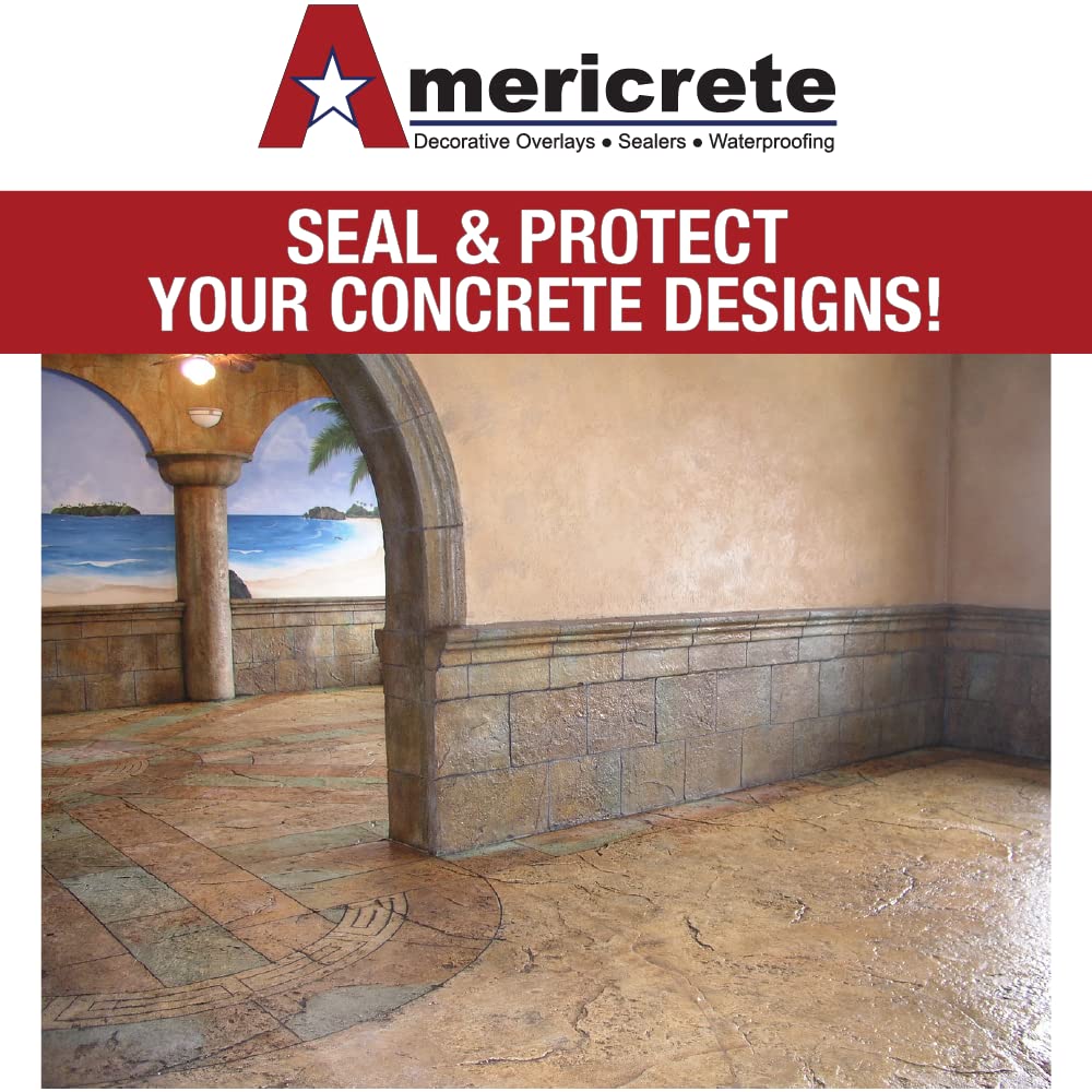 Clear Glossy Concrete Sealer for Floors, Driveways, Garages, and Cement I72137