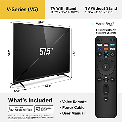 50-Inch 4K UHD LED Smart TV with Voice Remote, Dolby Vision, HDR10+ M849380