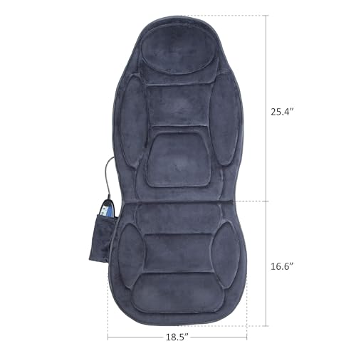 Vibration Back Massager with Heat, Seat Cushion N820