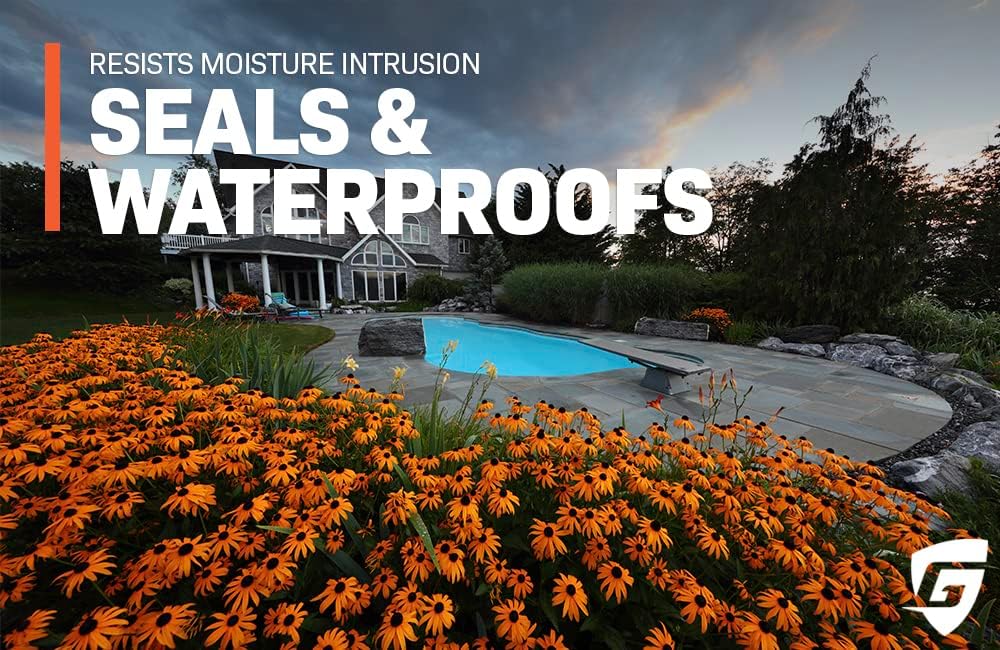 Penetrating Concrete Sealer, Water and Salt Repellent, Clear Water-Based, 1 Gallon M160