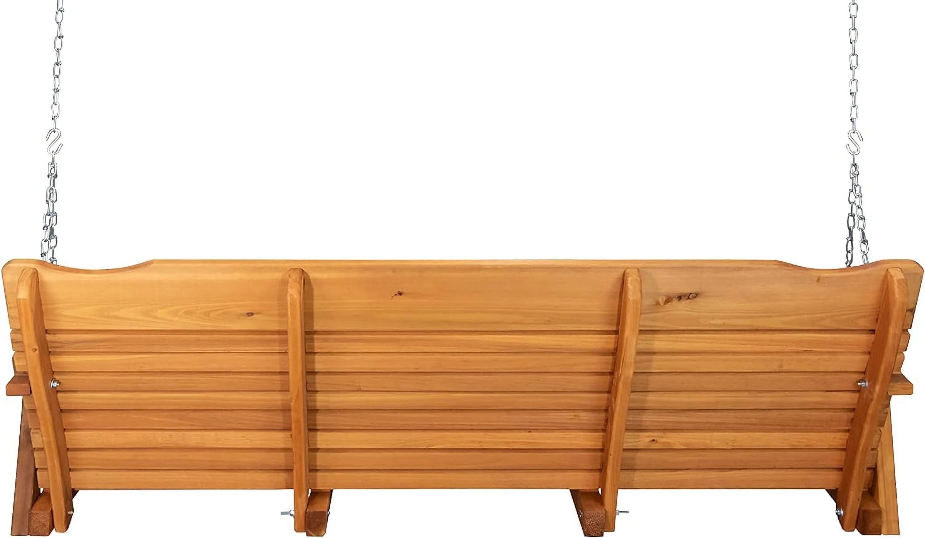 Cedar Porch Swing, Rustic Finish K743