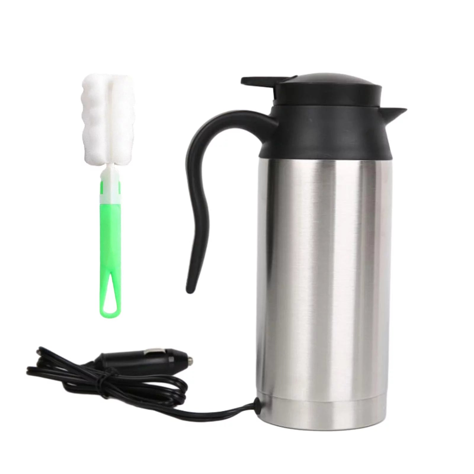 Car Kettle Stainless Steel Heated Mug for Travel Camping X3583