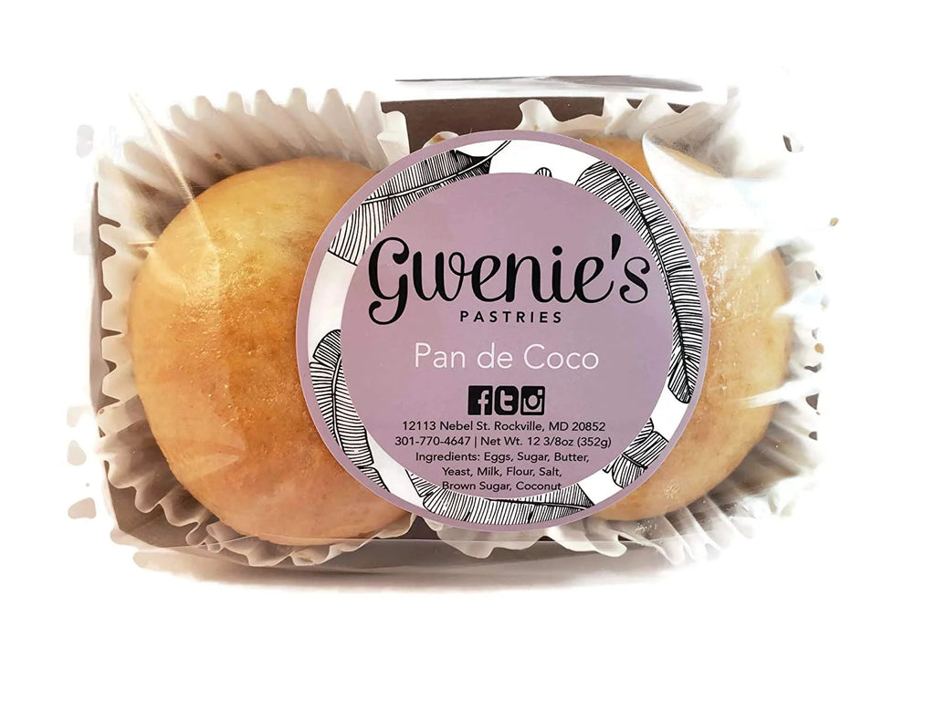 Pan De Coco 4 Pack, 2 Pieces Per Pack O721