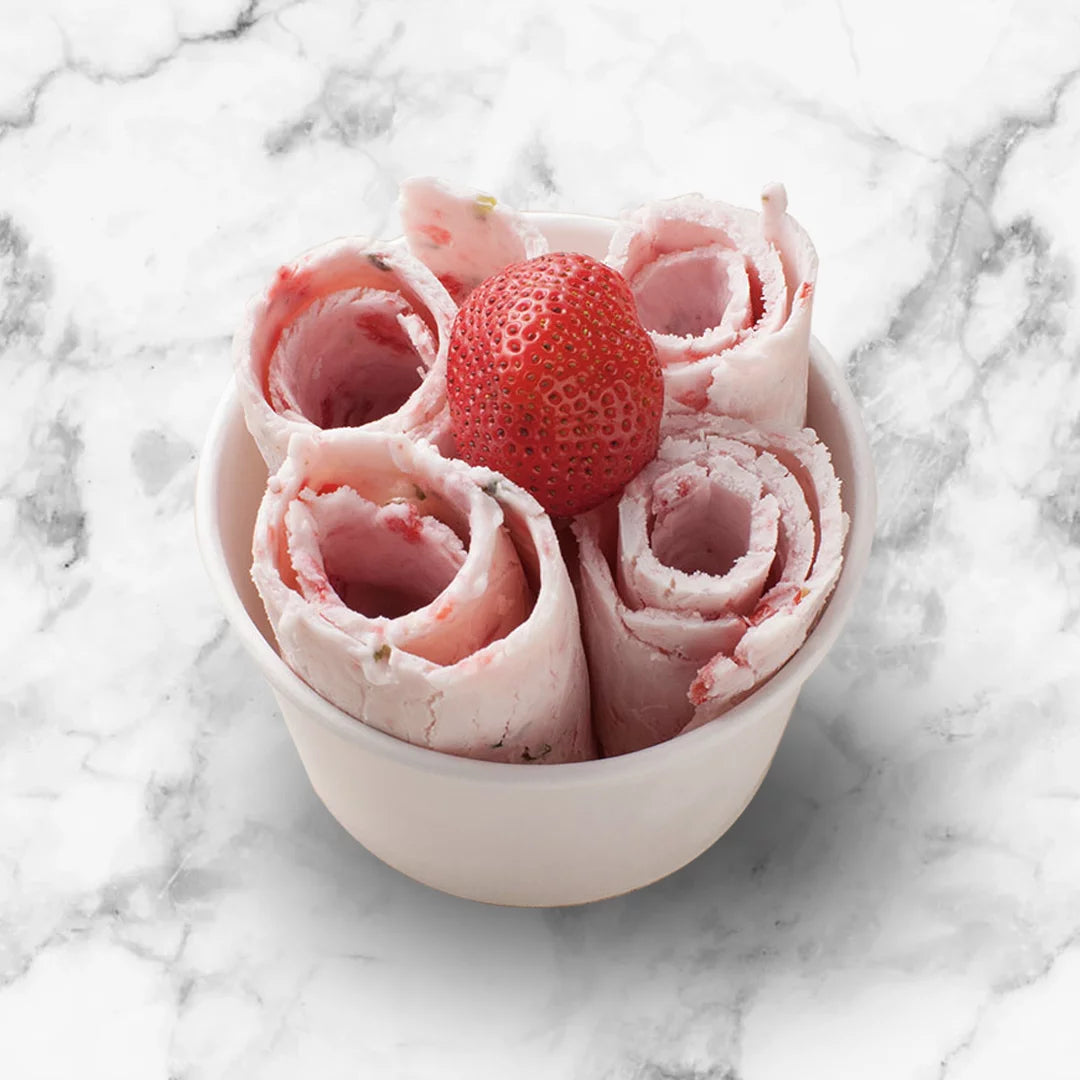 Portable Instant Ice Cream Maker with Stainless Steel Pan B135