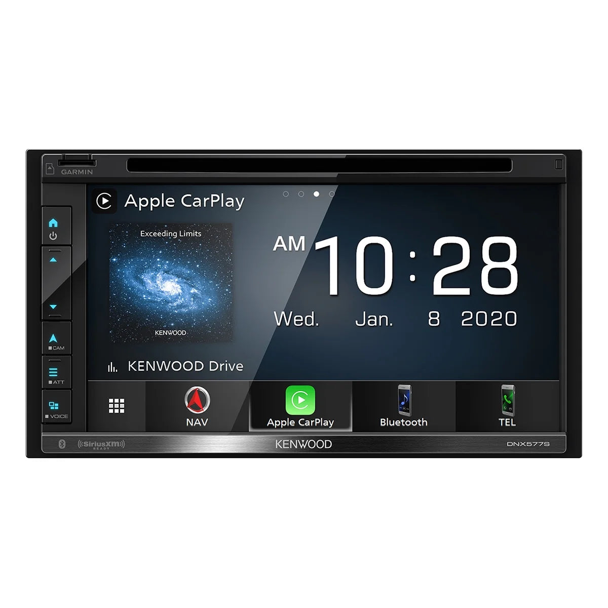 6.8-inch Double-Din Navigation DVD Receiver with Bluetooth and Android Auto V558