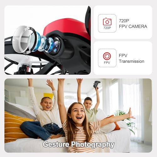 Mini Drone for Kids with Camera, Indoor RC Quadcopter Toy I98021