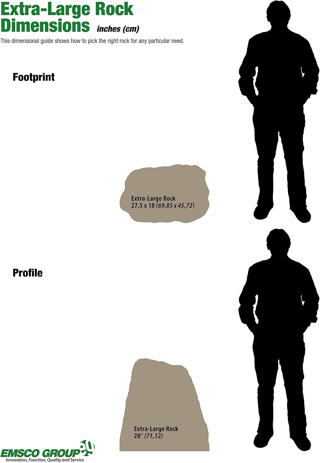 Extra Large & Tall Lightweight Landscape Rock Z273872
