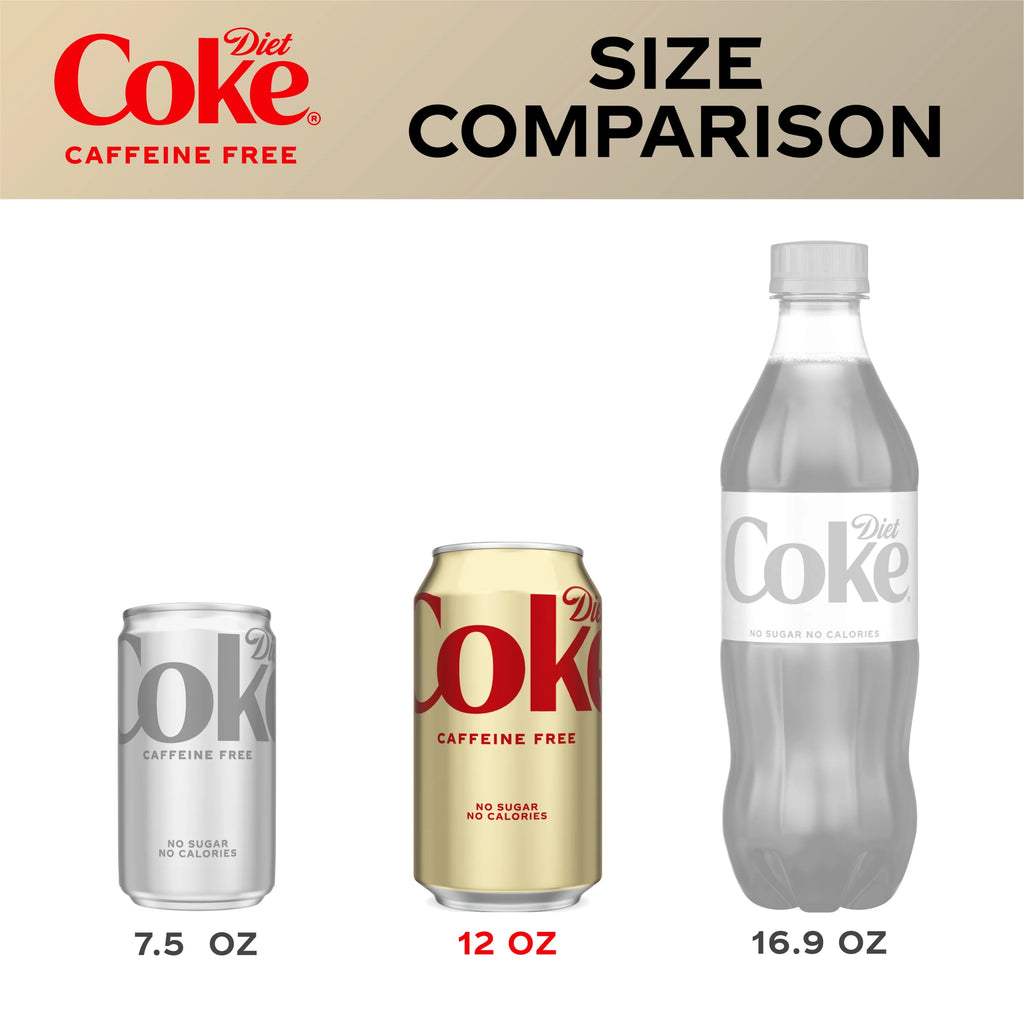 Caffeine Free Soda Pop, 12 fl oz, 24 Pack T6191