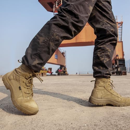 Men's Tactical Hiking Boots Lightweight Comfortable 6 Inches W3780