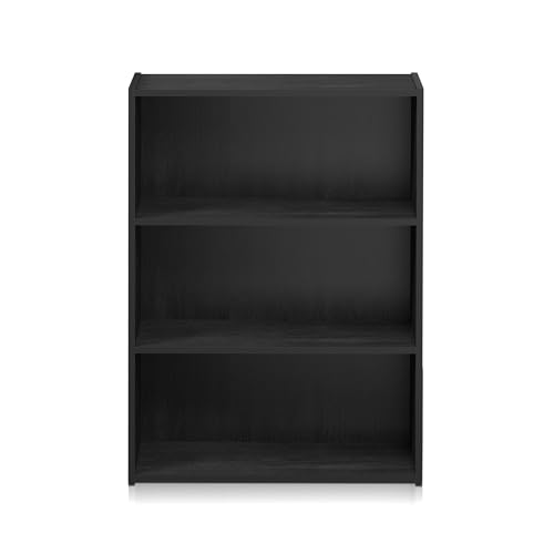 3-Tier Open Shelf Bookcase, Americano E787305