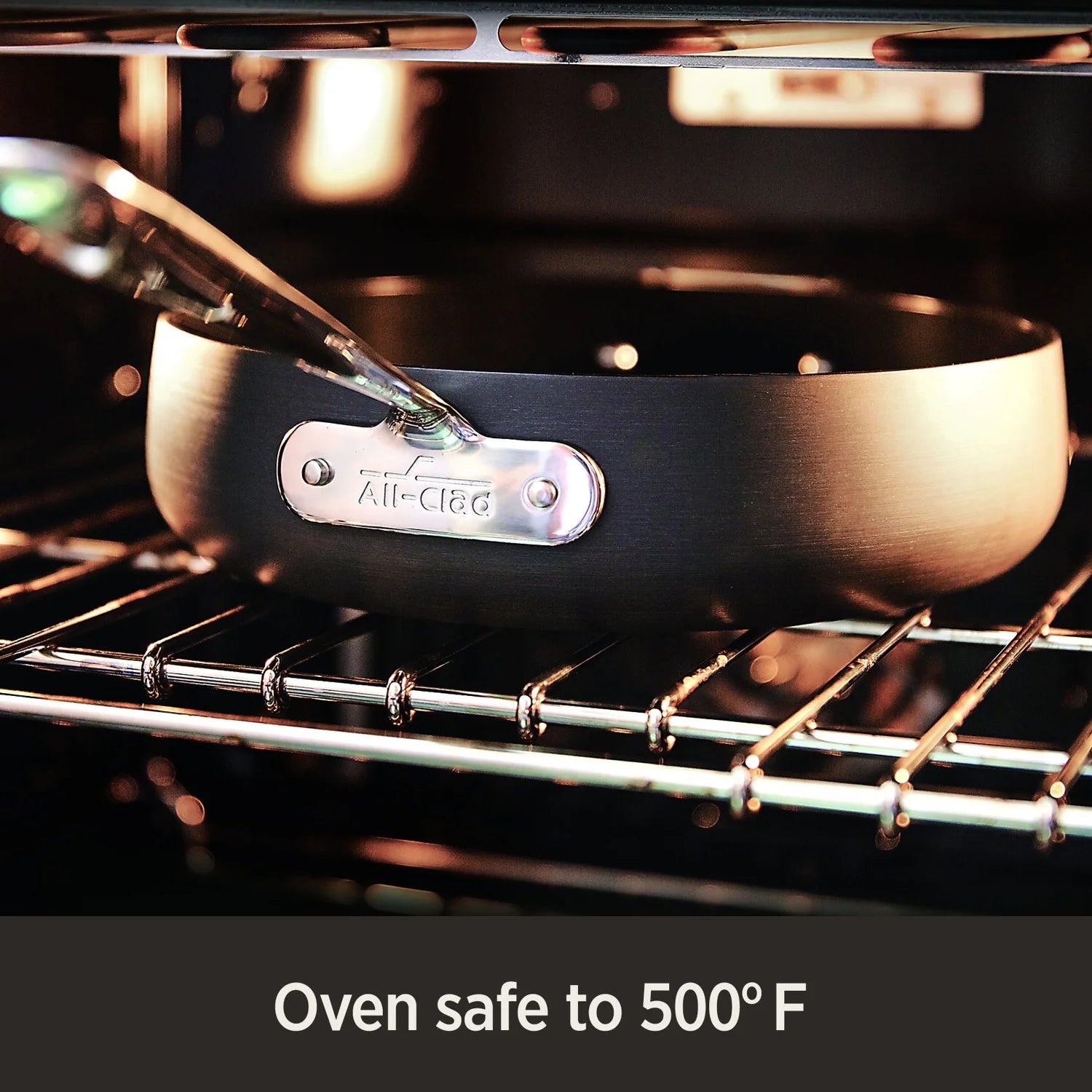 Hard Anodized Nonstick Saute Pan, 4-Quart, Dishwasher Safe J765878