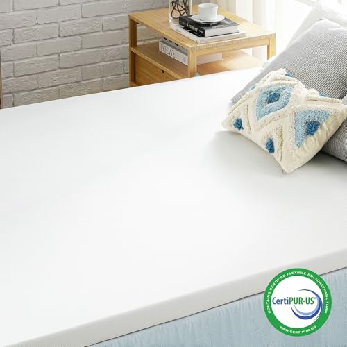 Queen Size 3 Inch Ventilated Memory Foam Mattress Topper V52104
