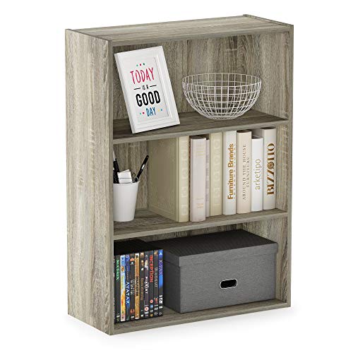 3-Tier Open Shelf Bookcase, Americano E787305