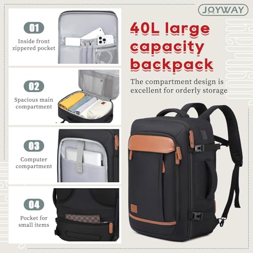 Expandable Carry-On Luggage Set, Lightweight Hard Shell 20 Inch with Spinner Wheels M12570