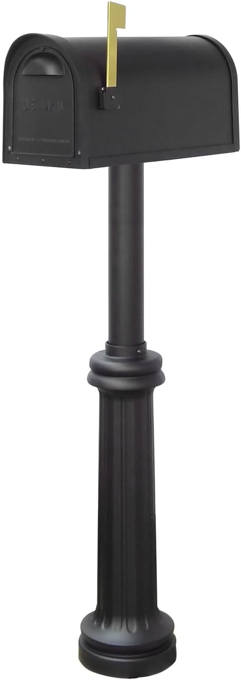 Classic Curbside Mailbox with Locking Insert C911