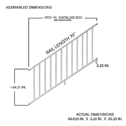 6 ft. Cedar Routed Stair Rail Kit U9391