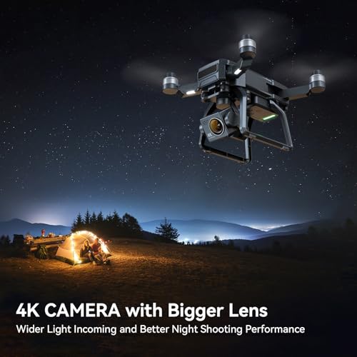 Drone with 6K UHD Camera and 3-Axis Gimbal, GPS Smart Control, 70Mins Flight Time N1810